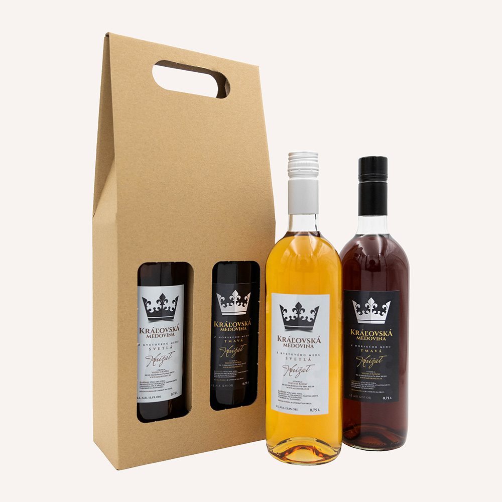 Medovina dárkové balení 2x 750 ml světlá/ tmavá - Image 2