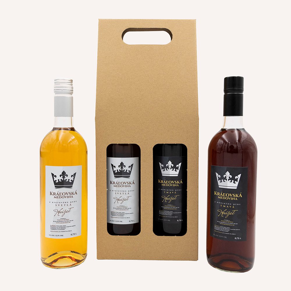 Medovina dárkové balení 2x 750 ml světlá/ tmavá - Image 3